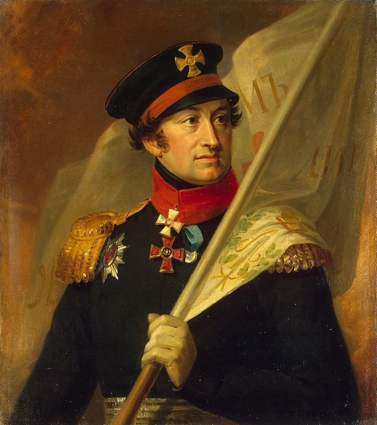 亚历山大·比比科夫的肖像 Portrait of Alexander A. Bibikov (1825)，乔治·道威