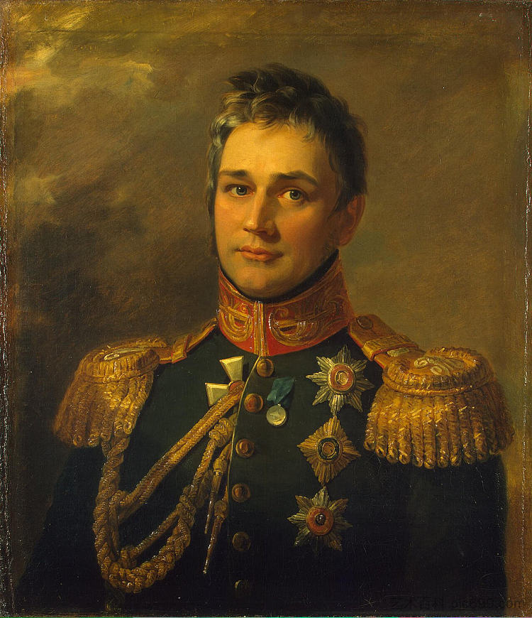 米哈伊尔·沃龙佐夫 Mikhail Vorontsov (c.1820 - c.1825)，乔治·道威