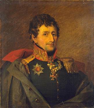 约瑟夫·N·（加布里埃尔）·加拉特的肖像 Portrait of Iosif N. (Gabriel) Gallatte (c.1820 – c.1825)，乔治·道威