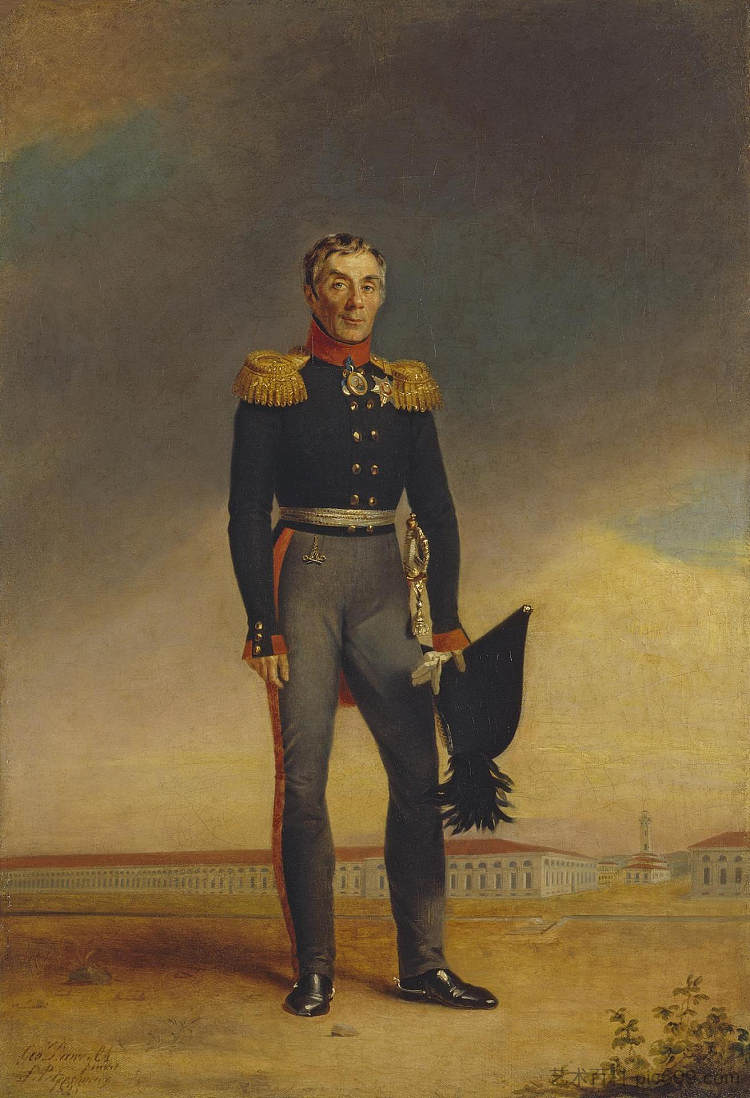 阿列克谢·阿拉克切耶夫伯爵的肖像 Portrait of Count Alexey Arakcheyev (1823)，乔治·道威