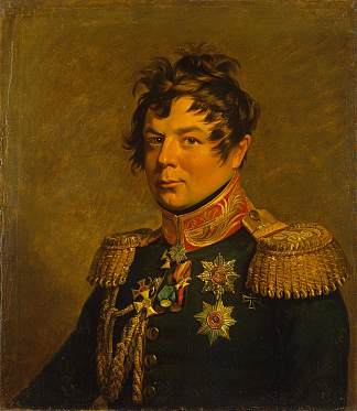 伊万·迪比奇-扎巴尔干斯基的肖像 Portrait of Ivan I. Diebitsch-Zabalkansky (c.1821 – c.1825)，乔治·道威