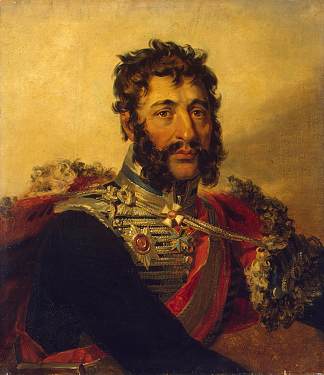 雅科夫·库尔涅夫的肖像 Portrait of Yakov P. Kulnev (c.1825)，乔治·道威