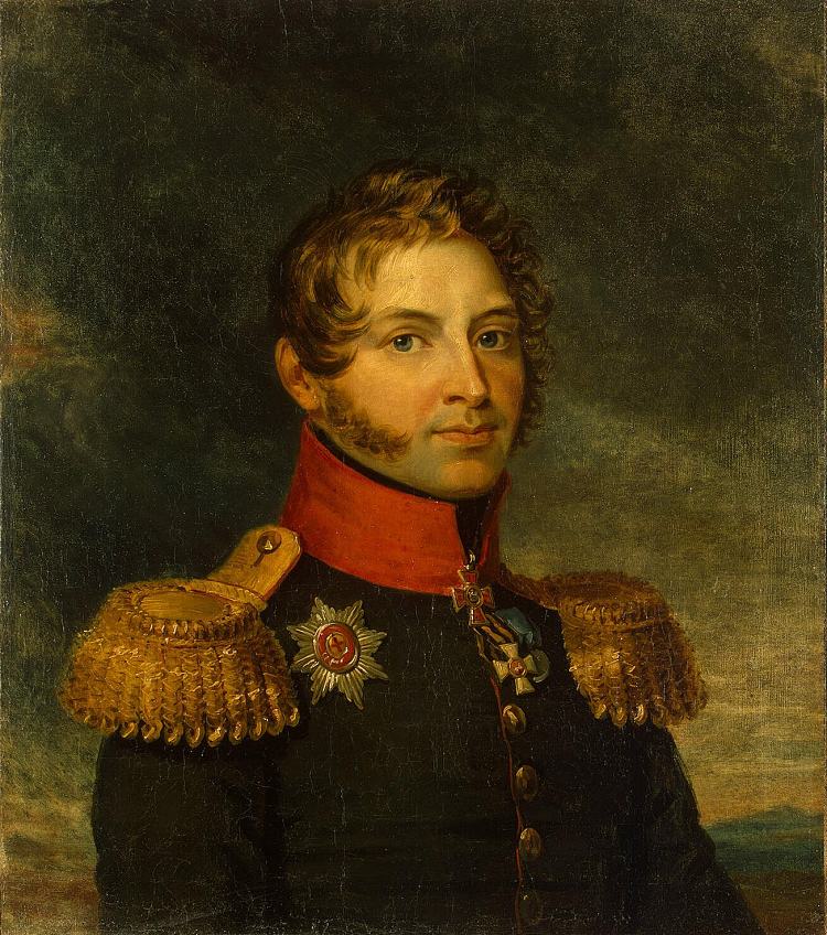 亚历山大·库图佐夫的肖像 Portrait of Alexander P. Kutuzov (c.1822 - c.1825)，乔治·道威