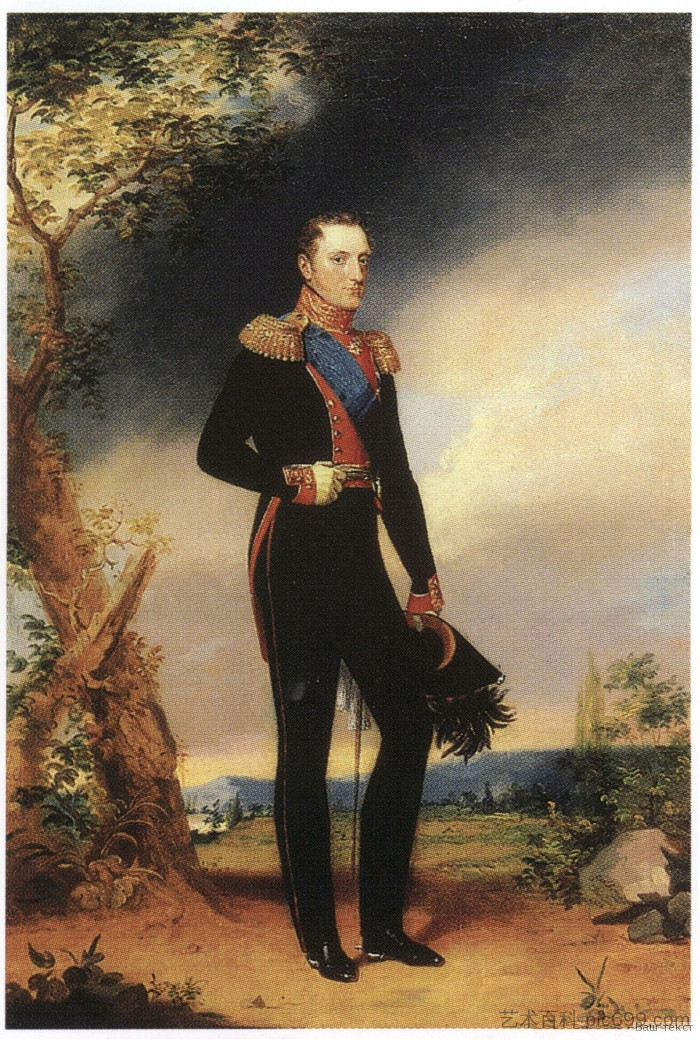 尼古拉一世皇帝的肖像 Portrait of Emperor Nicholas I (1828)，乔治·道威