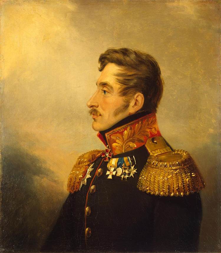 瓦西里·彼得罗维奇·奥博连斯基，俄罗斯将军 Vasily Petrovich Obolensky, Russian General，乔治·道威