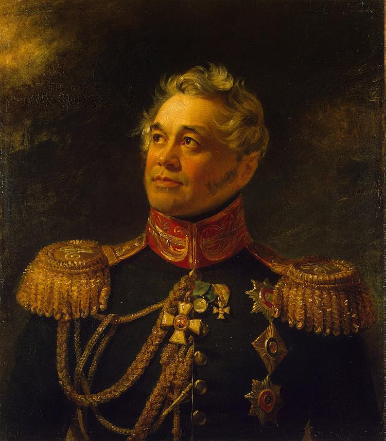 阿列克谢·谢尔巴托夫的肖像 Portrait of Alexey G. Shcherbatov (c.1825)，乔治·道威