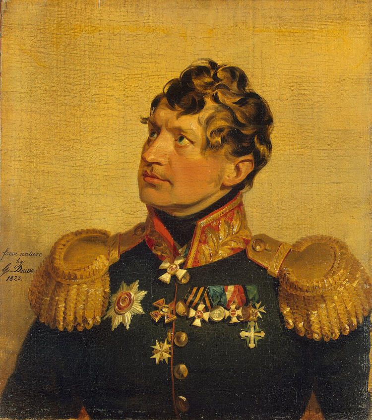 费奥多尔·罗森的肖像 Portrait of Fyodor Rosen (1823)，乔治·道威