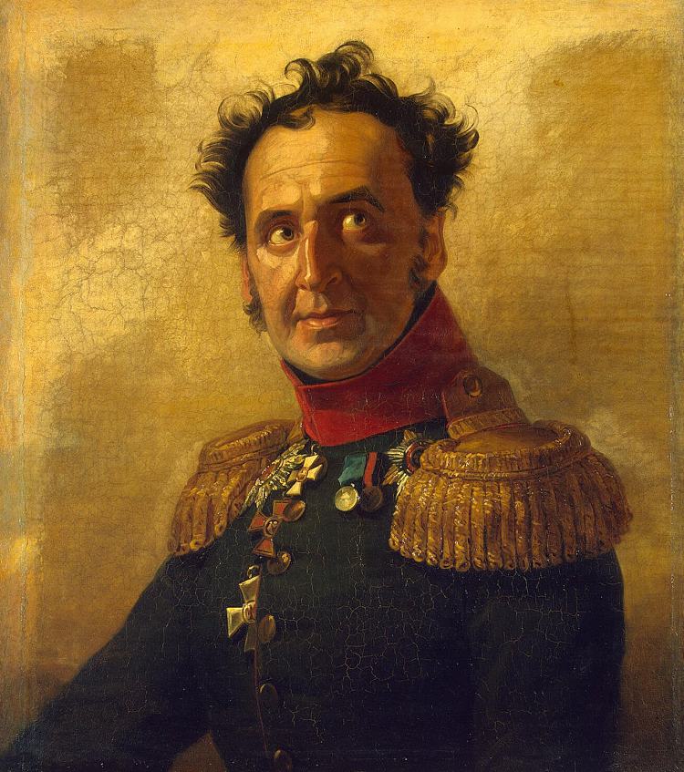 费奥多尔·塔雷津的肖像 Portrait of Fyodor I. Talyzin (c.1825)，乔治·道威