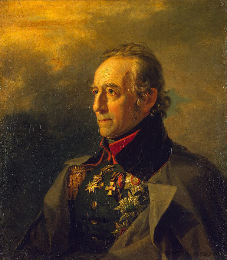 彼得· Portrait of Pyotr K. Suchtelen (1820)，乔治·道威