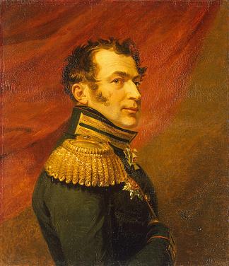 瓦西里· Portrait of Vasily N. Shenshin (c.1825)，乔治·道威