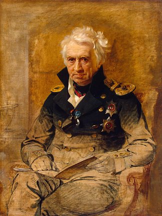 亚历山大·希什科夫海军上将的肖像 Portrait of Admiral Alexander S. Shishkov (c.1826 – c.1827)，乔治·道威