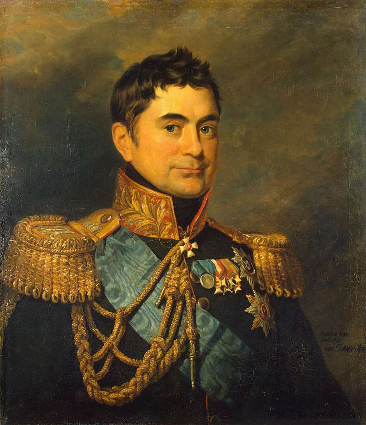 彼得·沃尔康斯基的肖像 Portrait of Pyotr M. Volkonsky (1825),乔治·道威
