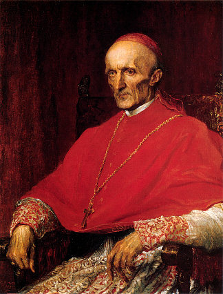 红衣主教曼宁 Cardinal Manning (1882)，乔治·费德里科·沃茨