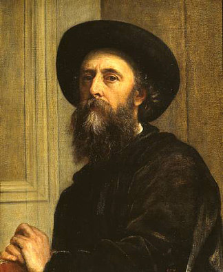 自画像 Self-Portrait (1864)，乔治·费德里科·沃茨