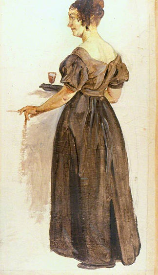 迷失孩子的阿姨 Aunt of the Lost Child (1828)，乔治·哈维