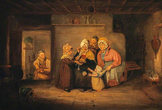 展示奖品 Showing the Prize (1826)，乔治·哈维
