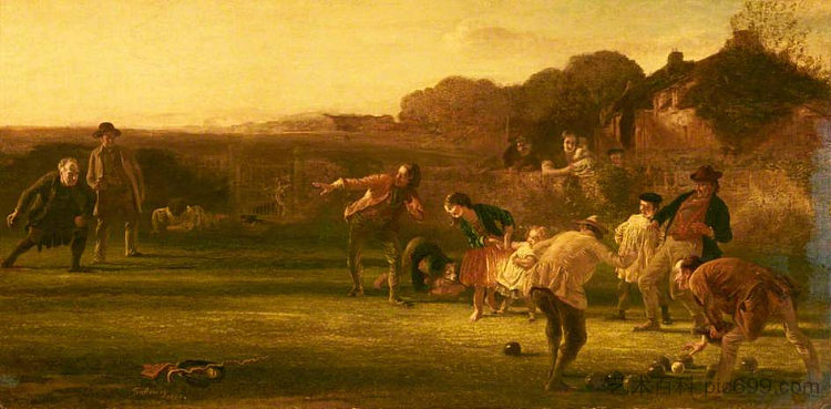 保龄球手 The Bowlers (1850),乔治·哈维
