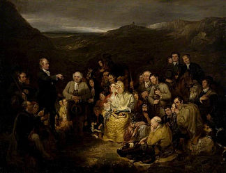 盟约者的讲道 The Covenanters’ Preaching (1830)，乔治·哈维
