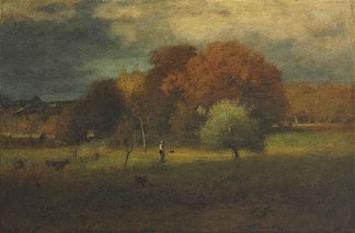 特纳夫莱，秋天 Tenafly, Autumn (1891)，乔治·英尼斯