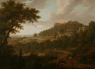 古典景观 Classical Landscape (1747)，乔治·兰伯特