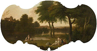 古典景观 Classical Landscape (1760)，乔治·兰伯特