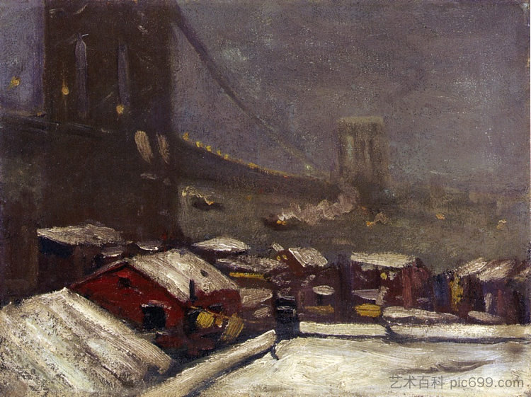 布鲁克林大桥 Brooklyn Bridge (1916; United States  )，乔治·卢克斯