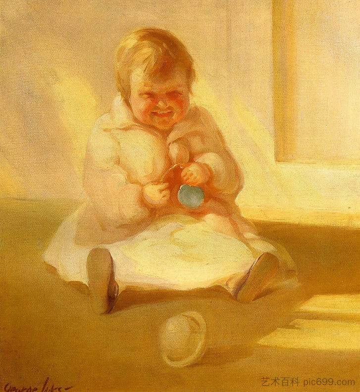 带玩具的孩子 Child with a Toy (1919; United States  )，乔治·卢克斯