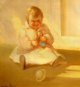 带玩具的孩子 Child with a Toy (1919; United States                     )，乔治·卢克斯