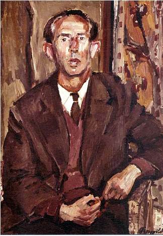 安德烈亚斯·武鲁米斯的肖像 Portrait of Andreas Vurlumis (1960)，乔治马夫罗伊得斯