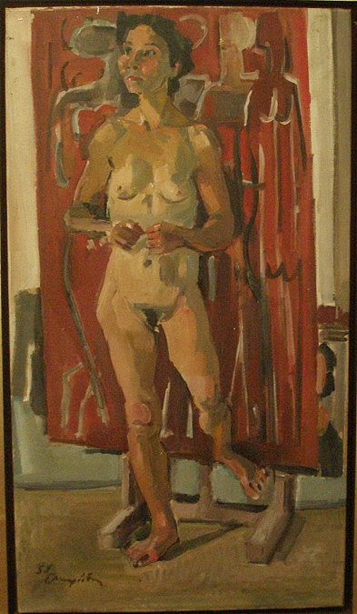 裸体站立 Standing Nude (1959)，乔治马夫罗伊得斯