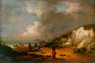 海岸风光 Coast Scene (1792)，乔治·默兰德