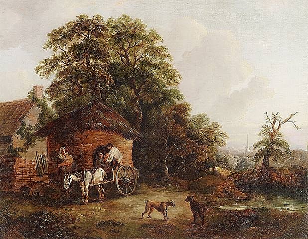 乡村别墅（素里） Cottage in Surrey (1794)，乔治·默兰德