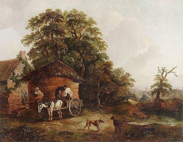 乡村别墅（素里） Cottage in Surrey (1794)，乔治·默兰德