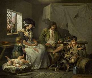 无所事事的痛苦 The Miseries of Idleness (1780)，乔治·默兰德