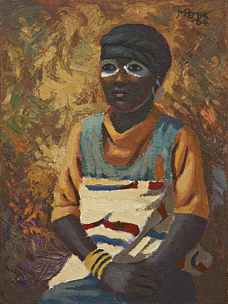 科萨妇女 Xhosa woman (1964)，乔治·彭巴