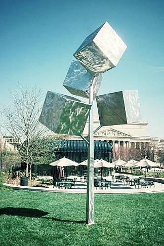 四个立方体的集群 Cluster of Four Cubes (1992)，乔治·里基