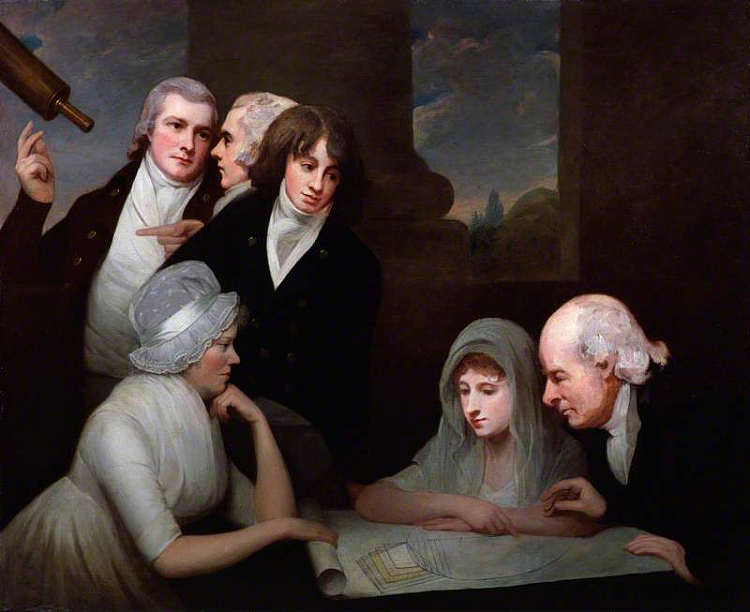 亚当·沃克和他的家人 Adam Walker and his family (1801)，乔治·罗姆尼