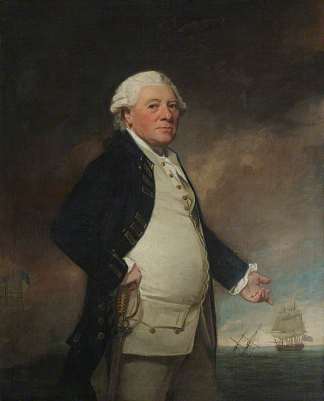 海军上将海德·帕克爵士（1714-1782），第5代Bt Admiral Sir Hyde Parker (1714–1782), 5th Bt，乔治·罗姆尼