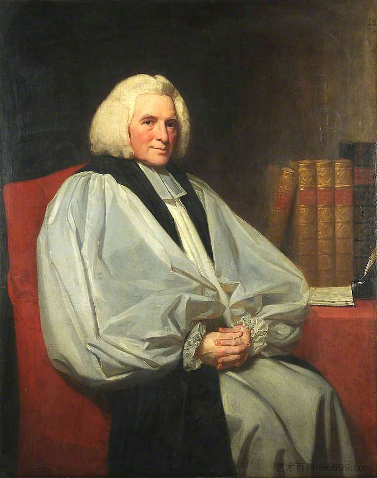 埃德蒙·劳博士，卡莱尔主教 （1769–1787） Dr Edmund Law, Bishop of Carlisle (1769–1787) (1780)，乔治·罗姆尼