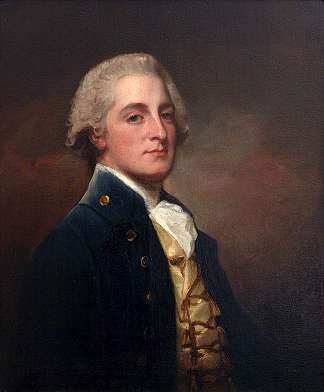 乔治·伊夫林·博斯考恩，第三代法尔茅斯子爵 （1758–1808） George Evelyn Boscawen, 3rd Viscount Falmouth (1758–1808) (1784)，乔治·罗姆尼