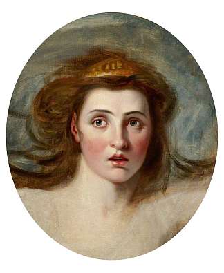 Lady Emma Hamilton （1761–1815） 飾演 Cassandra Lady Emma Hamilton (1761–1815) as Cassandra，乔治·罗姆尼