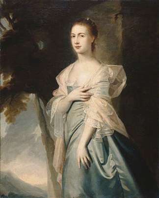 玛格丽特·安斯利夫人 Mrs Margaret Ainslie (1764)，乔治·罗姆尼