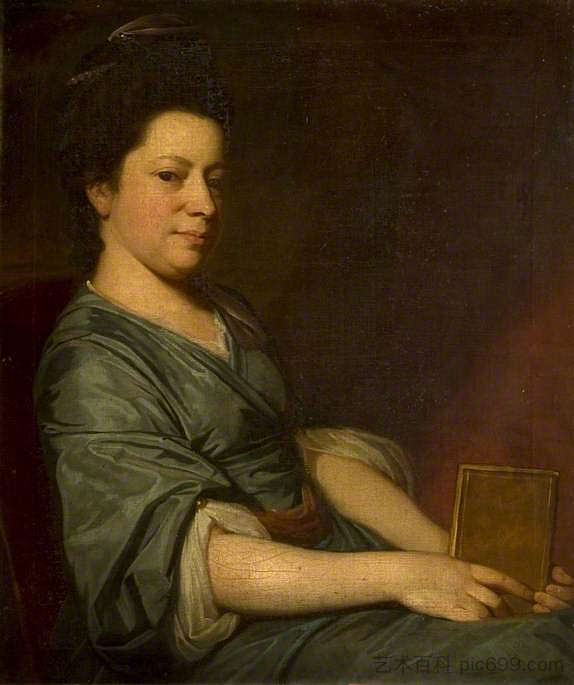 托马斯·拉克特夫人 （c.1734–1800） Mrs Thomas Rackett (c.1734–1800) (1776)，乔治·罗姆尼