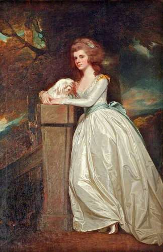 莎拉·罗德巴德 （c.1765–1795） Sarah Rodbard (c.1765–1795) (1784)，乔治·罗姆尼