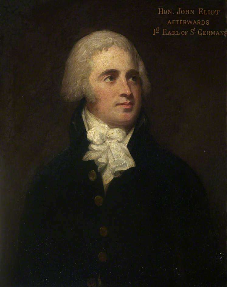尊敬的约翰·艾略特（1761-1823），第一代圣日耳曼伯爵 The Honourable John Eliot (1761–1823), 1st Earl of St Germans，乔治·罗姆尼