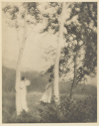 白树 White Trees (1910)，乔治·亨利·塞利