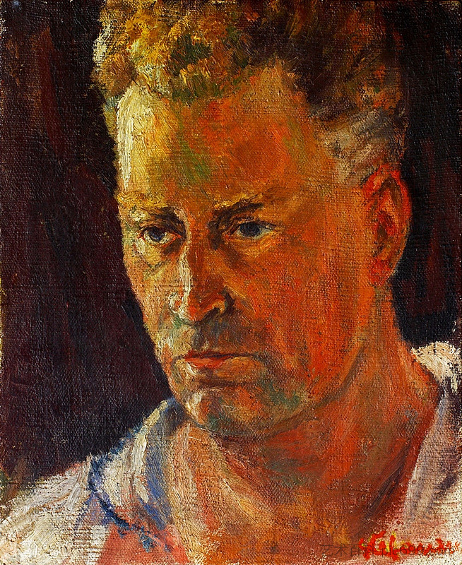 自画像 Self-Portrait (1957; Bucharest,Romania  )，乔治·斯特凡内斯丘