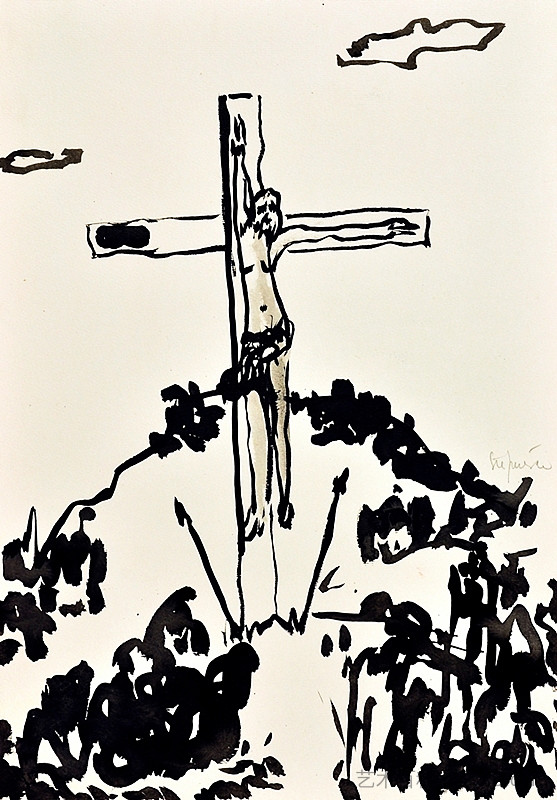 受难 The Crucifixion (1966; Bucharest,Romania  )，乔治·斯特凡内斯丘