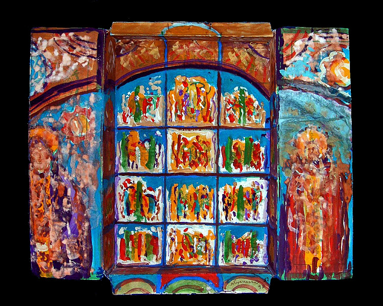 三联画 Triptych (1997; Lüdinghausen,Germany ),乔治·斯特凡内斯丘