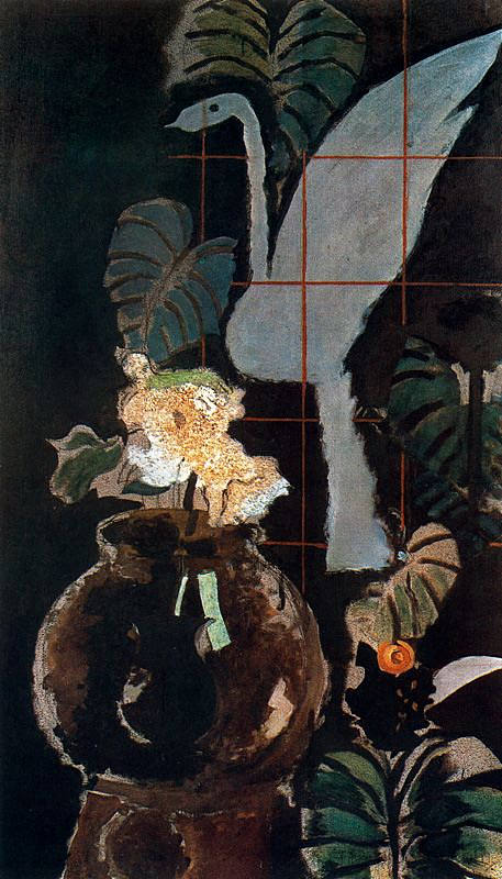 绘制成正方形的风景 A landscape drawn into squares (c.1952; France ),乔治·布拉克